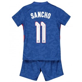 Camisetas Inglaterra Sancho 11 Niños Segunda Equipacion Eurocopa 2020